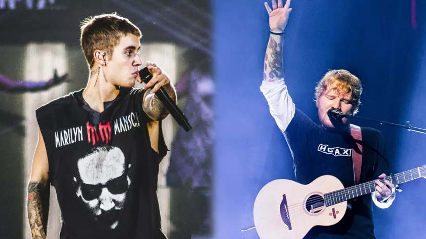 Ed Sheerans och Justin Biebers ordlek – nytt samarbete på g