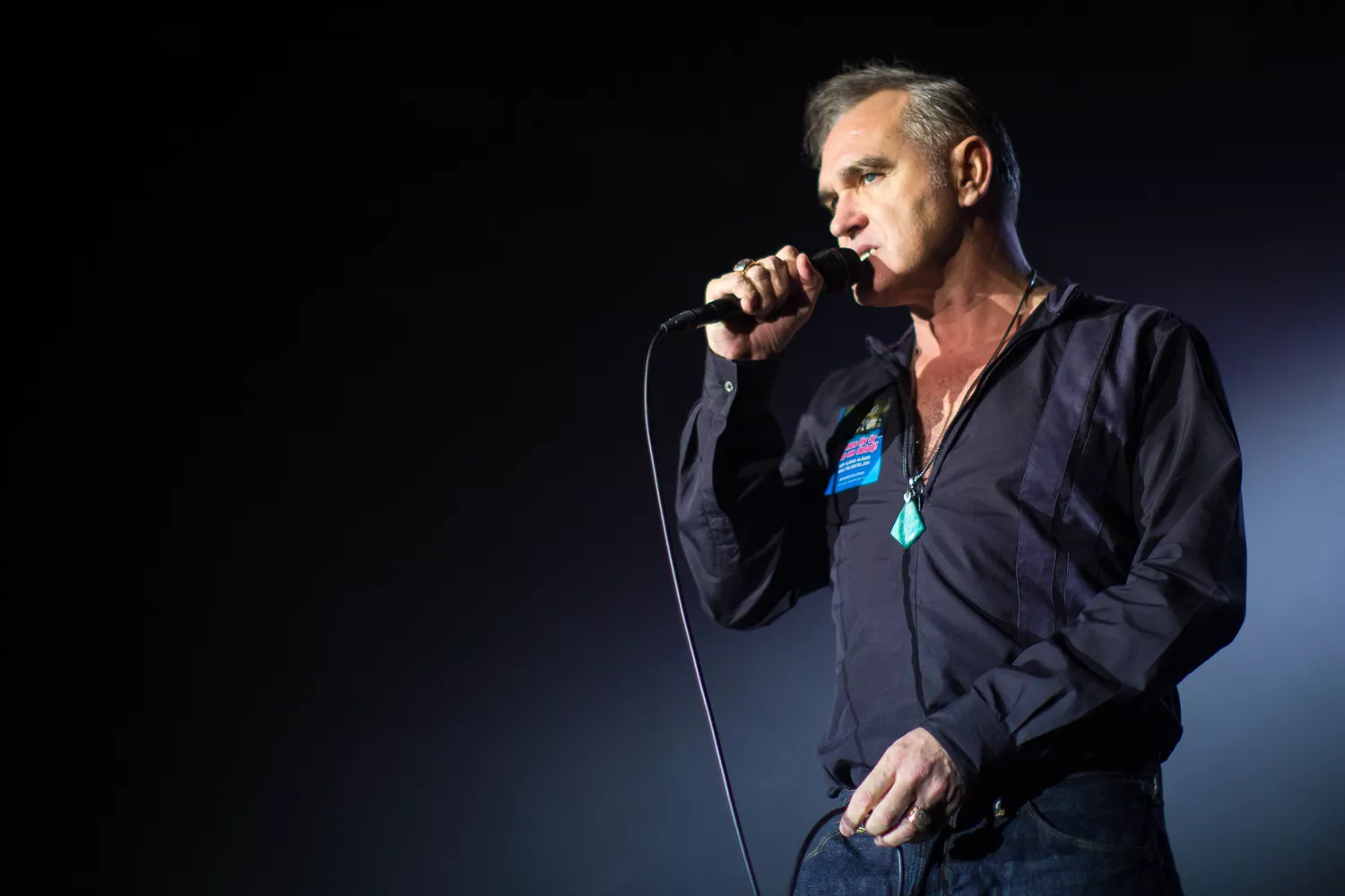 Morrissey stopper koncert, efter fans stormer op på scenen