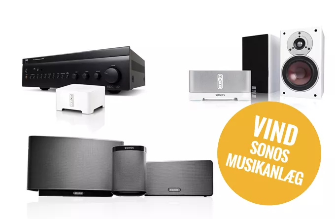 Konkurrence: Vind komplet Sonos-anlæg
