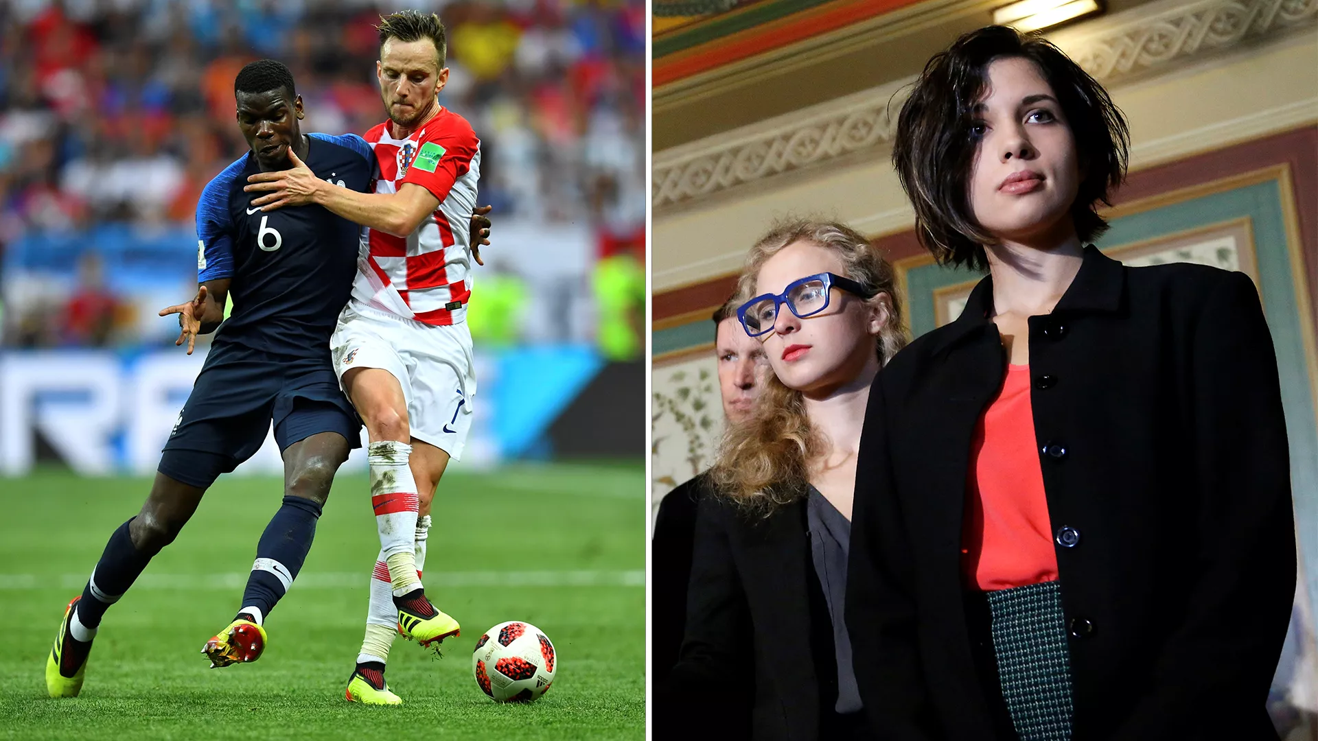 Flere personer stormet banen under VM-finalen - nå tar Pussy Riot på seg ansvaret