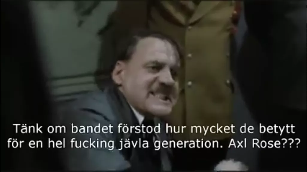 Så reagerar Hitler på att AC/DC tar in Axl Rose