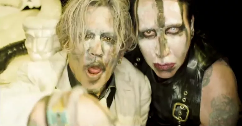 Johnny Depp aktuell som Marilyn Manson-gitarrist