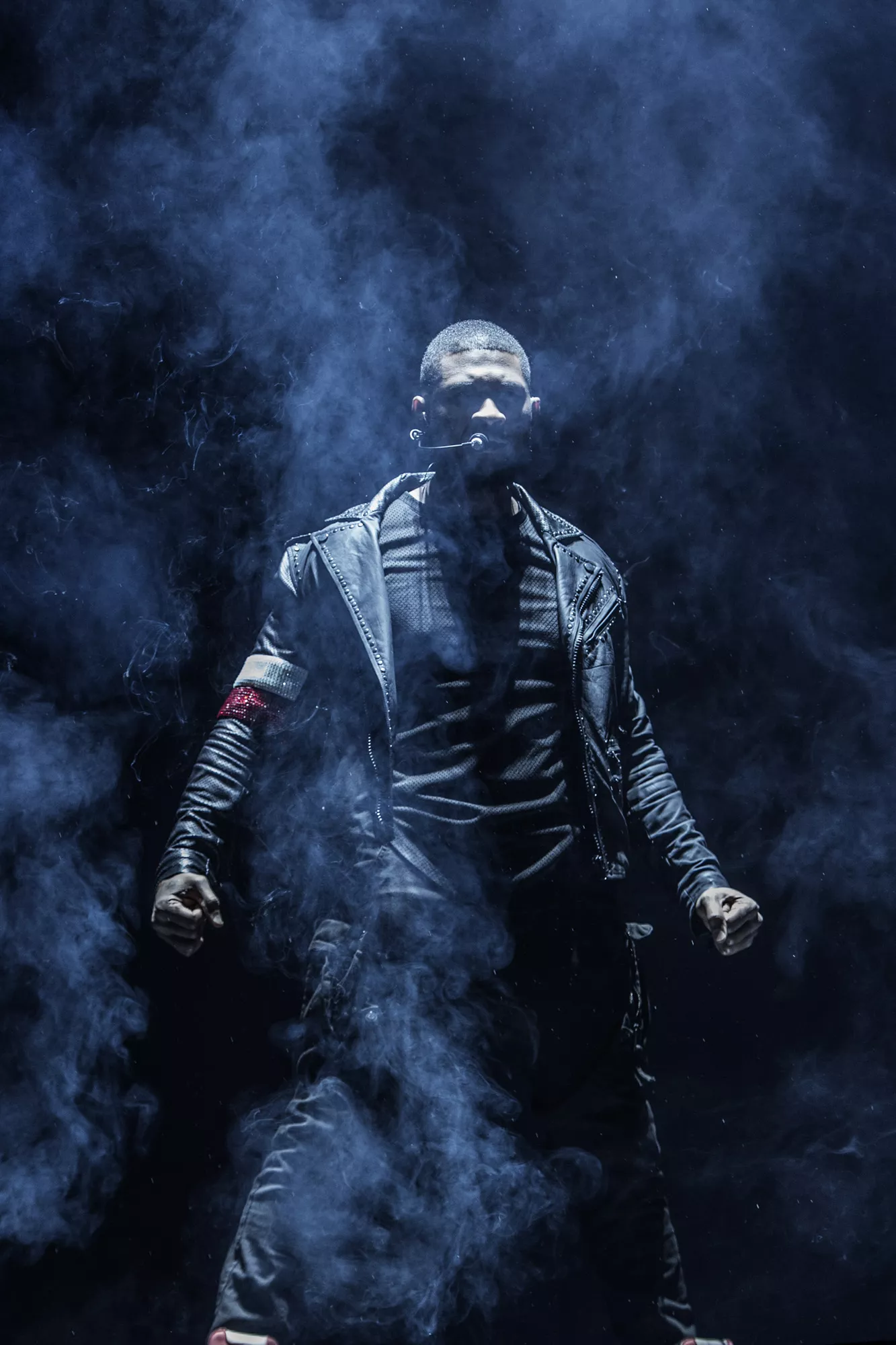 Usher på scenen i København, februar 2015. Foto: Morten Rygaard