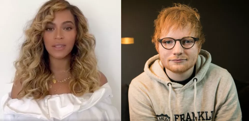 Sheeran og Beyoncé synger perfekt duet