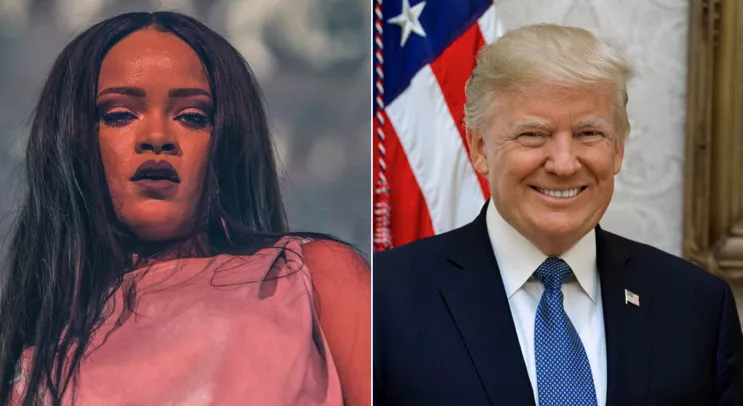 Rihanna raser mod Trump efter masseskyderier 
