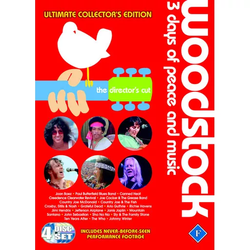 Woodstock - 3 Days of Peace and Music - The Director's Cut - Ultimate Collector's Edition (4dvd) - Diverse kunstnere