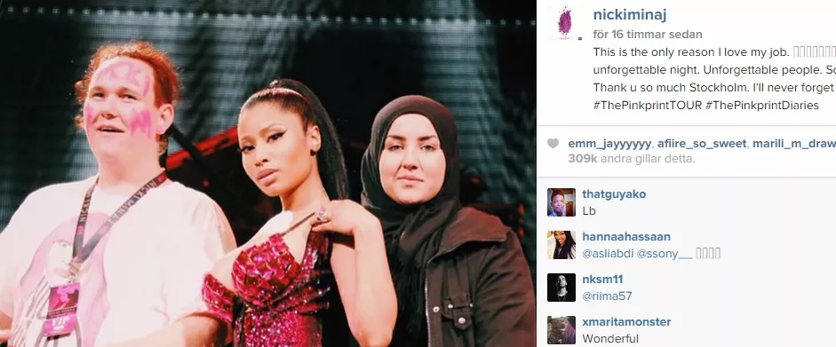 Se svenske 16-åringen rappa med Nicki Minaj