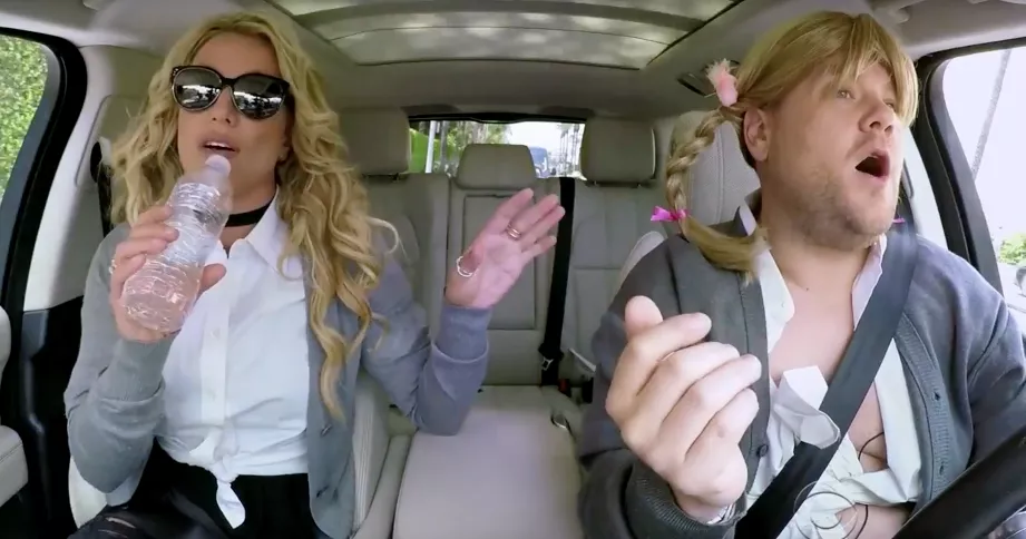 Se hele indslaget: Britney Spears er med i James Cordens Carpool Karaoke