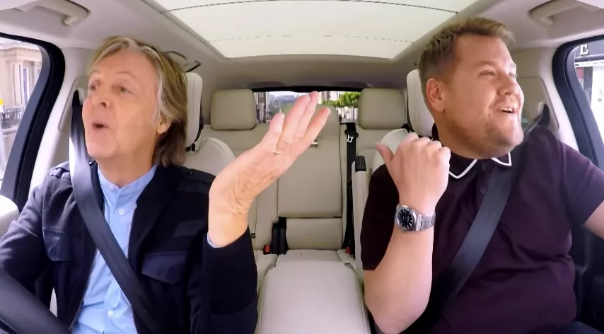 Paul McCartney + Carpool Karaoke = sant