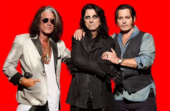 Johnny Depp, Alice Cooper og Joe Perry til Danmark