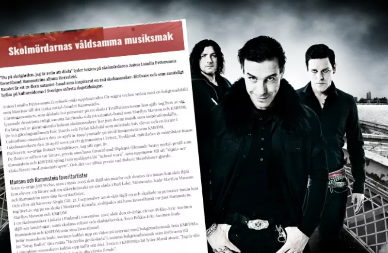 ''Rammstein är ett satanistband'' – här är krönikan som hånas på nätet