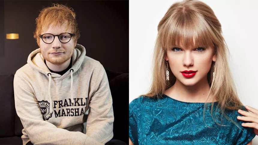 VIDEO: Se Ed Sheeran opptre med Taylor Swift i Los Angeles
