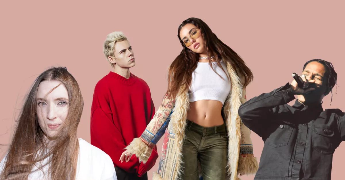 Dry Cleaning, Madison Beer, The Kid Laroi og A$AP Rocky