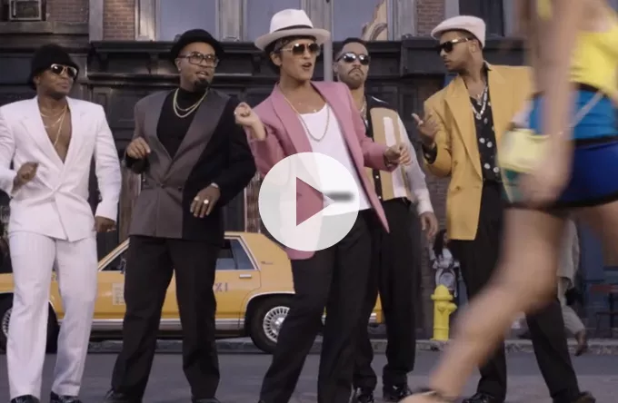 Bruno Mars og Mark Ronson sammen i funky video