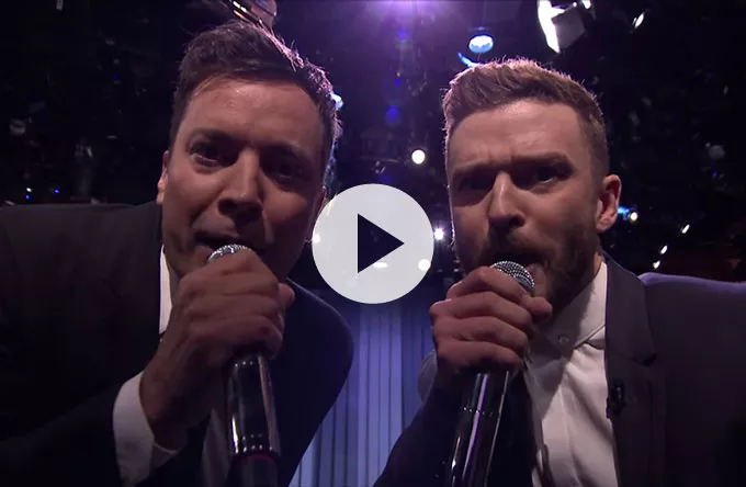 Video: Justin Timberlake og Jimmy Fallon fremfører rappens historie