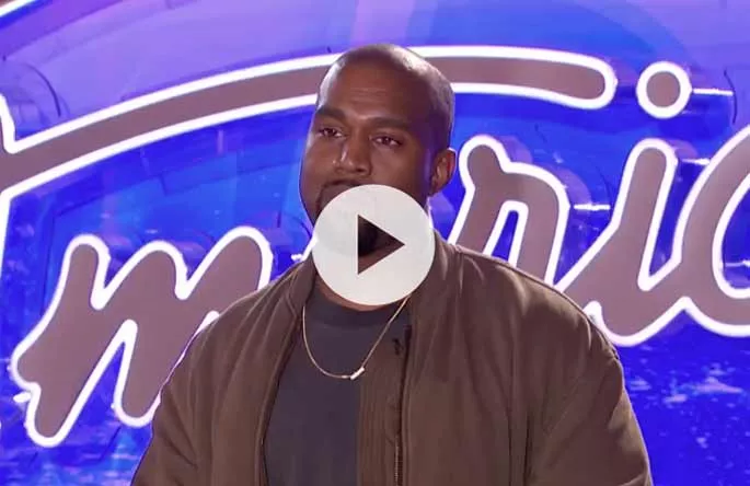 Se Kanye West gå til audition på American Idol