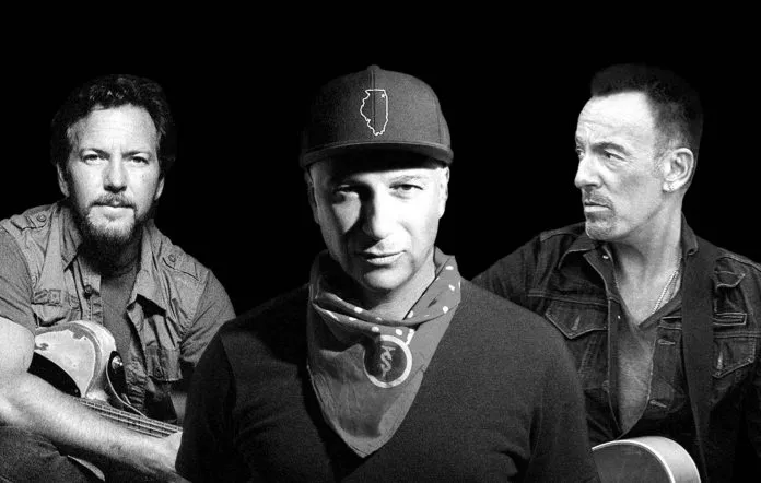 Hør Tom Morello, Bruce Springsteen og Eddie Vedder fortolke AC/DC-klassiker