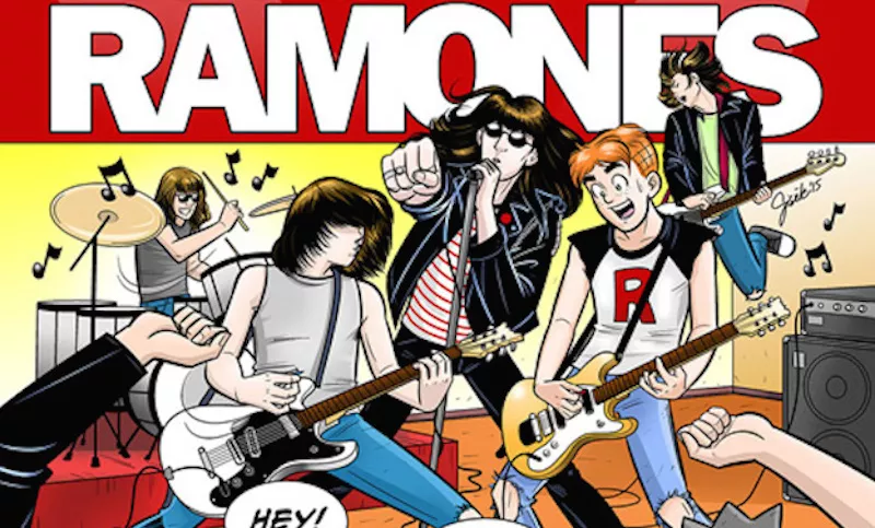 Ramones dukker opp i kjent tegneserie