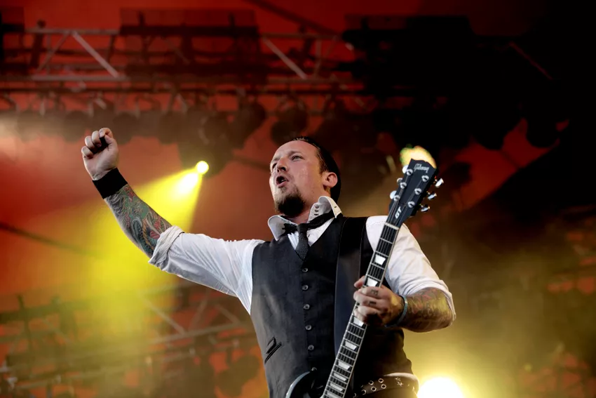 Volbeat varmer op for Metallica