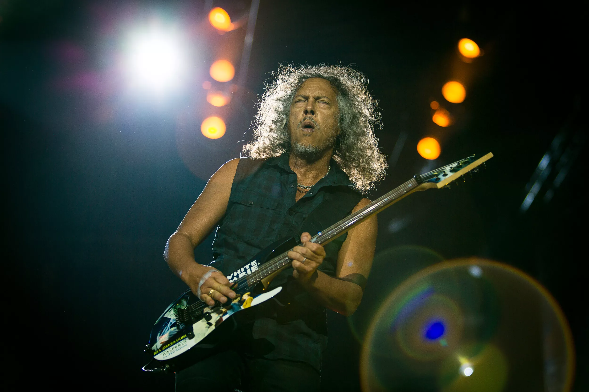Hør Metallica-gitaristen spille med et av sine største idoler