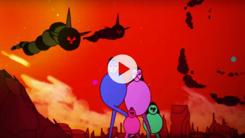 Se smuk og dyster, animeret video med Coldplay