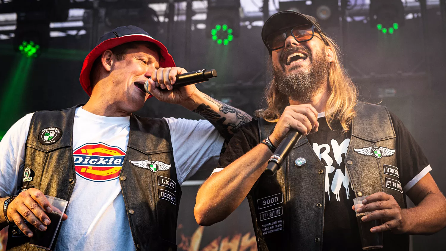 Jøden (t.v.) og Hefty på Grimfest i Aarhus, sommer 2019. Foto: Peter Kirkegaard