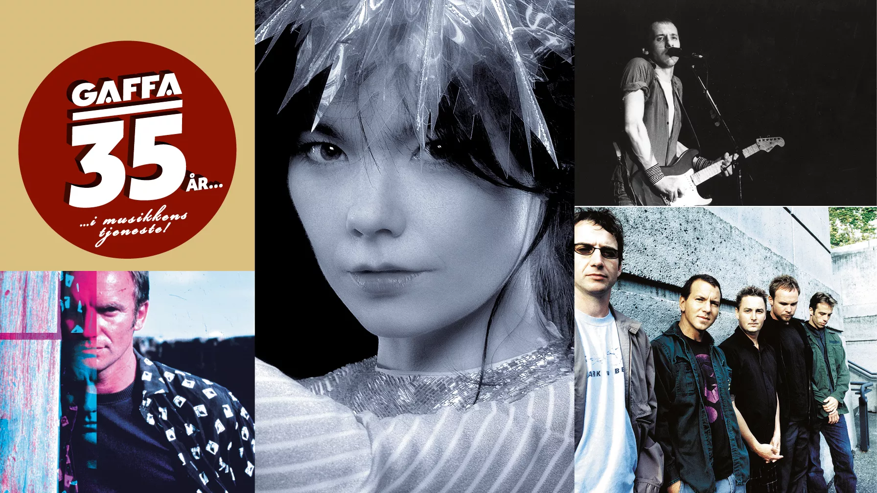 Eksklusivt i GAFFA: Dengang med Björk, Pearl Jam, Knopfler og Sting
