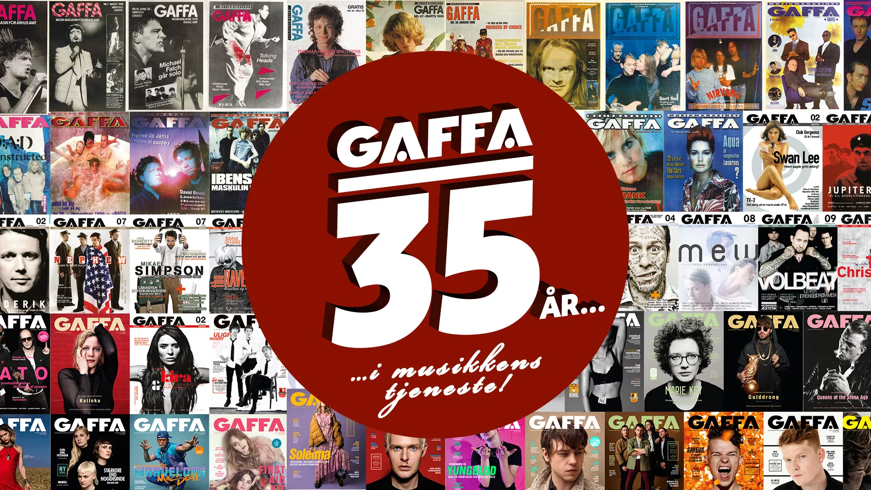 GAFFA FYLDER 35 ÅR: Friske interviews og flashbacks på vej