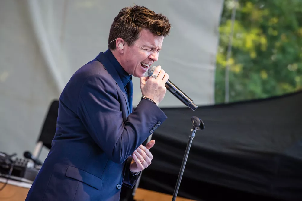 Rick Astley i Odense, juni 2014.