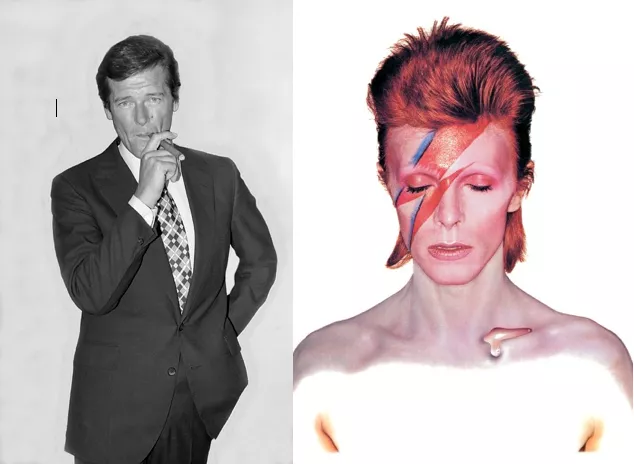 Bowie måtte gemme sig under bordet for at undgå Bond