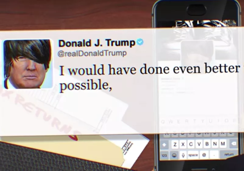 Trumps tweets omvandlas till en emo-låt och resultatet är briljant