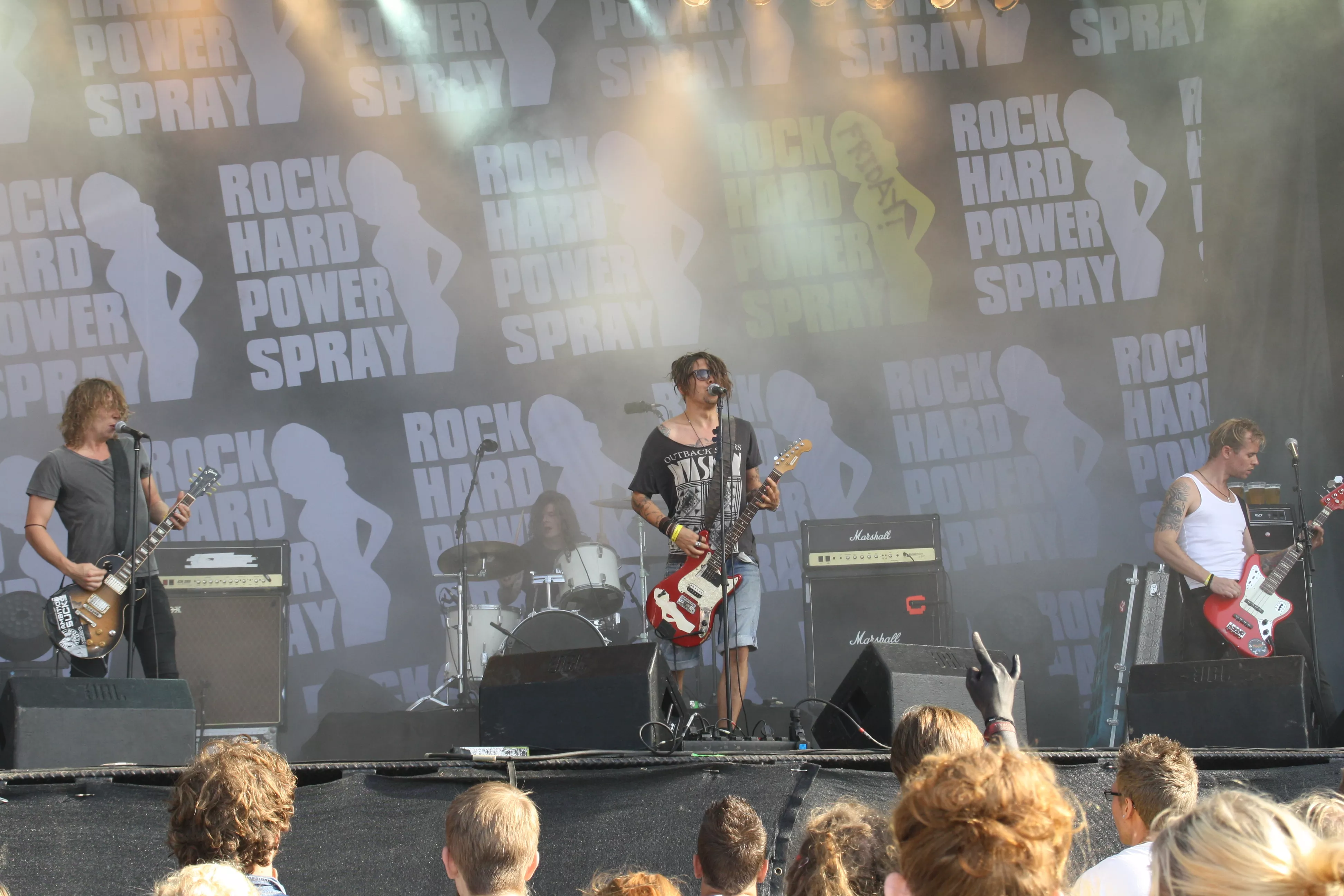 Rock Hard Power Spray med ny trommeslager