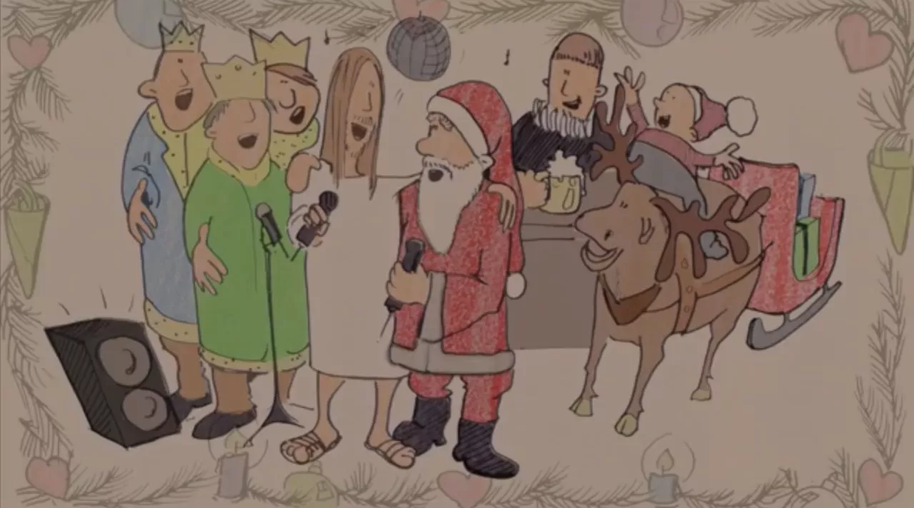 Musikvideo: Det er jul for helvede, siger Thomas Holm