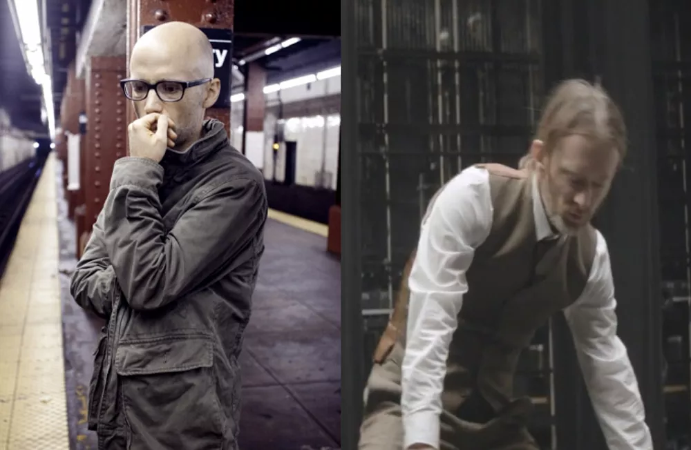 Moby og Thom Yorke i Spotify-clash
