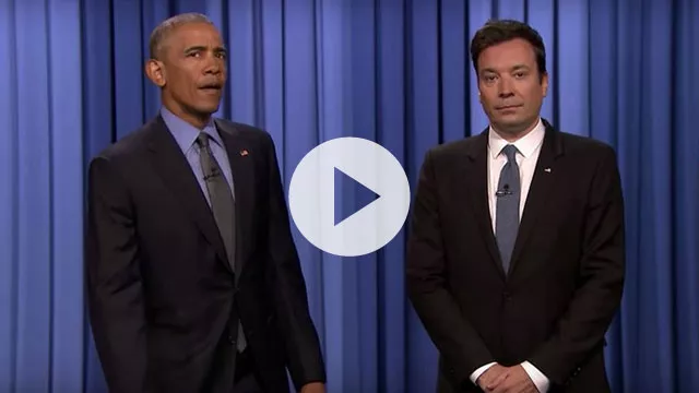 Video: Præsident Obama ”slow jammer news” med Fallon