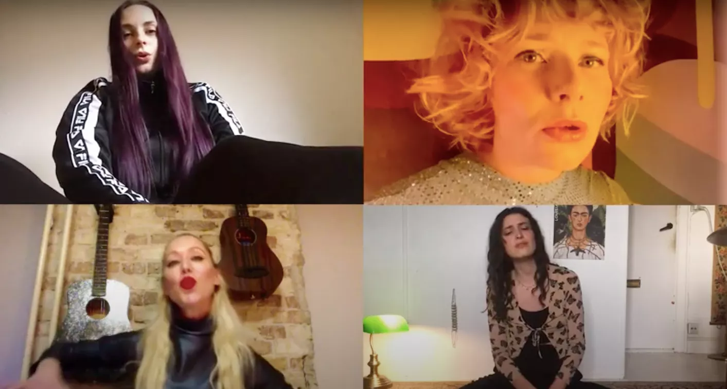 VIDEO PÅ KAMPDAGEN: Nana Jacobi, Annika Aakjær og Jeanett Albeck synger "Hold dit hjerte blødt"