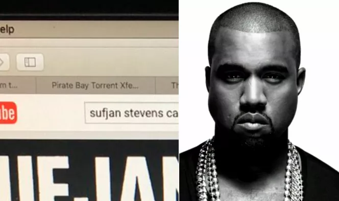 Kanye om påstådda fildelningen: ''inte min dator''