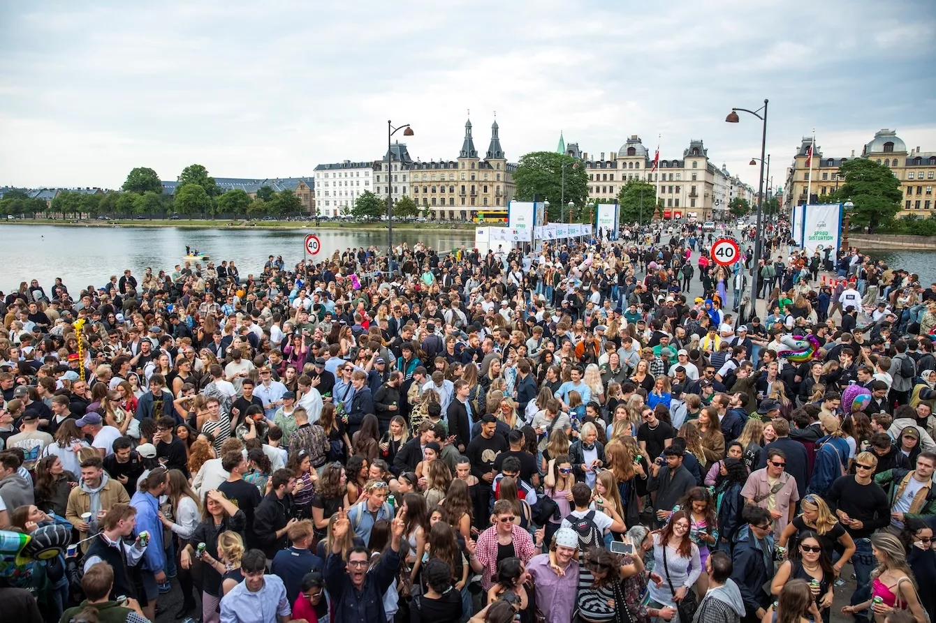 Fotoserie: Distortion indtog Nørrebro