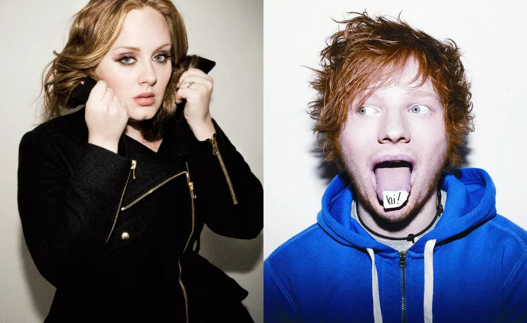 Adele og Sheeran stjal showet