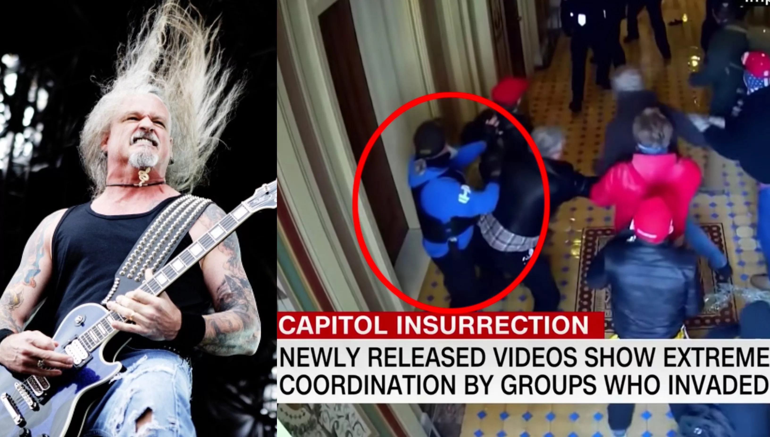 Iced Earth-guitarist erklærer sig skyldig i deltagelse i stormen på Kongressen