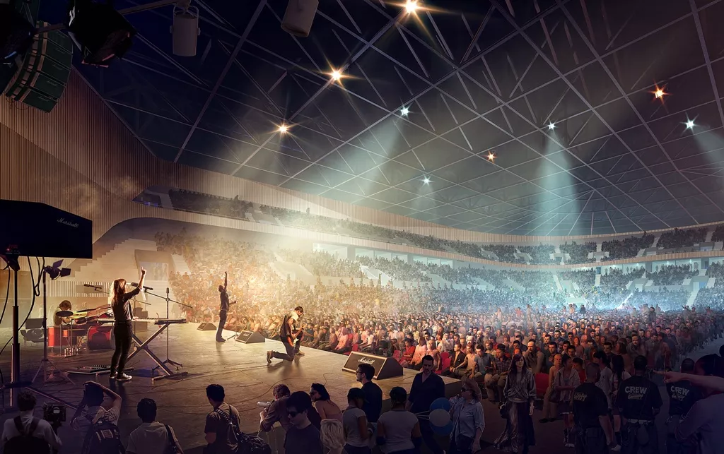 Copenhagen Arena er bygget til koncerter