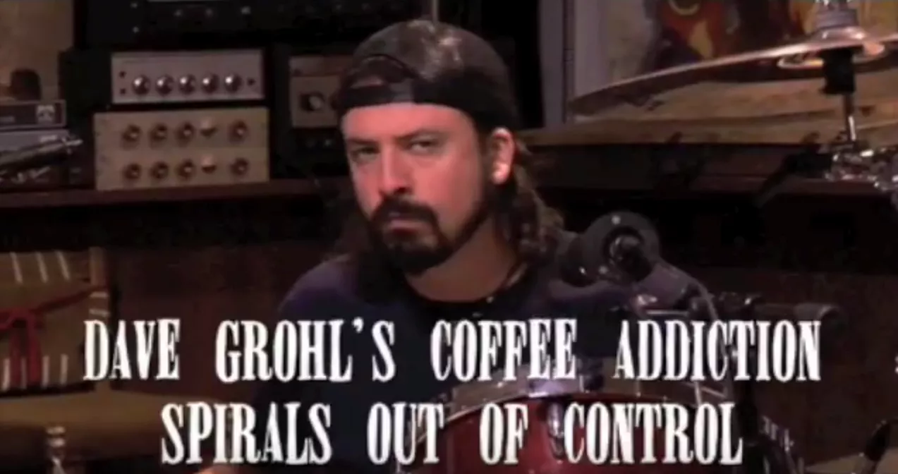 Den gången Dave Grohl överdoserade kaffe och blev inlagd 