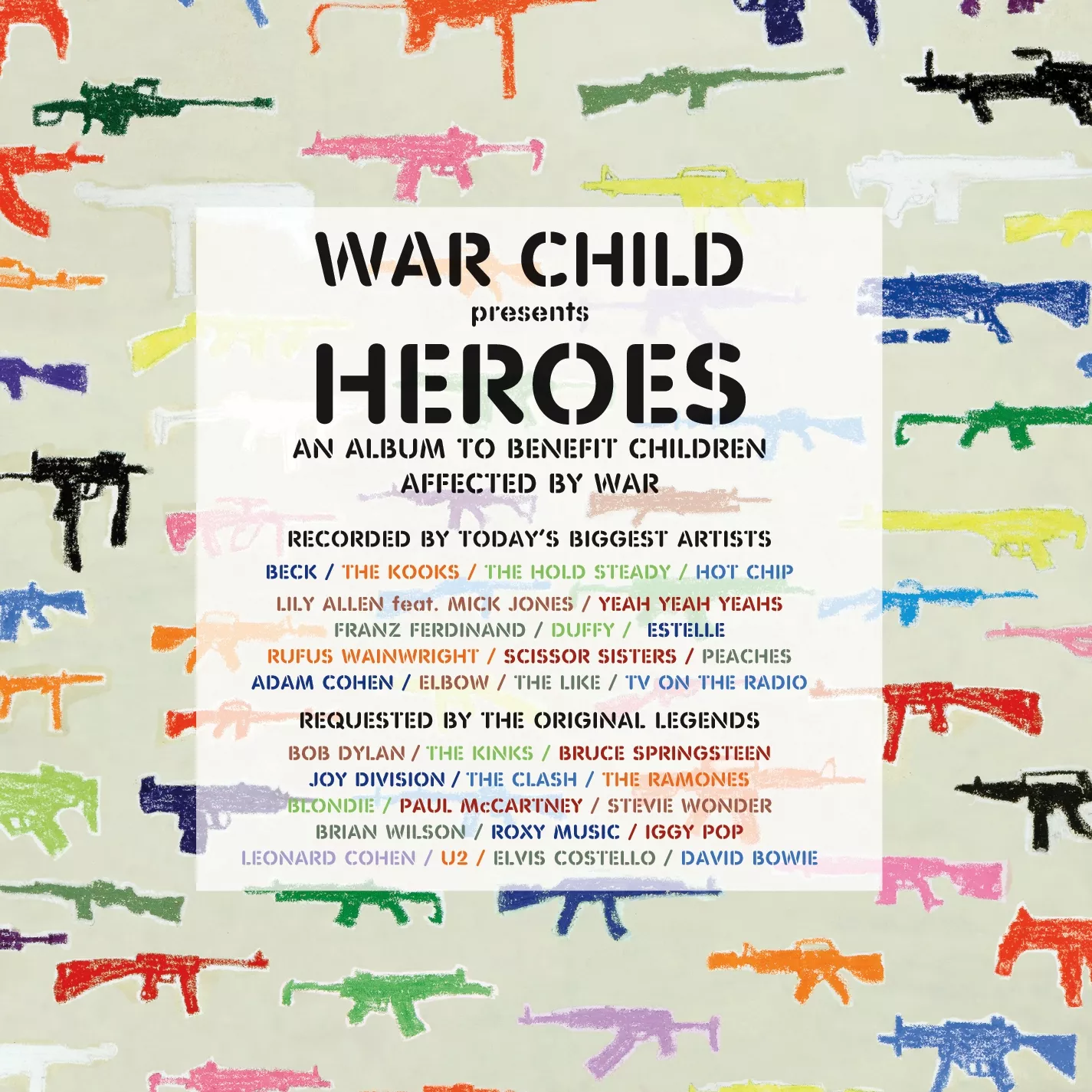 John Squires cover-art til “Heroes” ryger på auktion til fordel for War Child