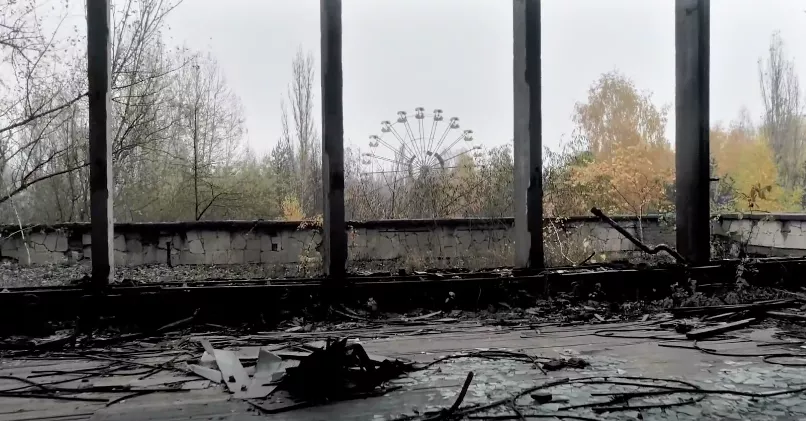 VIDEO: Suede i forladt Tjernobyl-område 