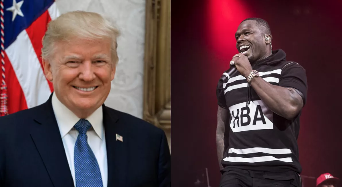 50 Cent støtter Donald Trump, selvom han "ikke kan lide sorte mennesker"
