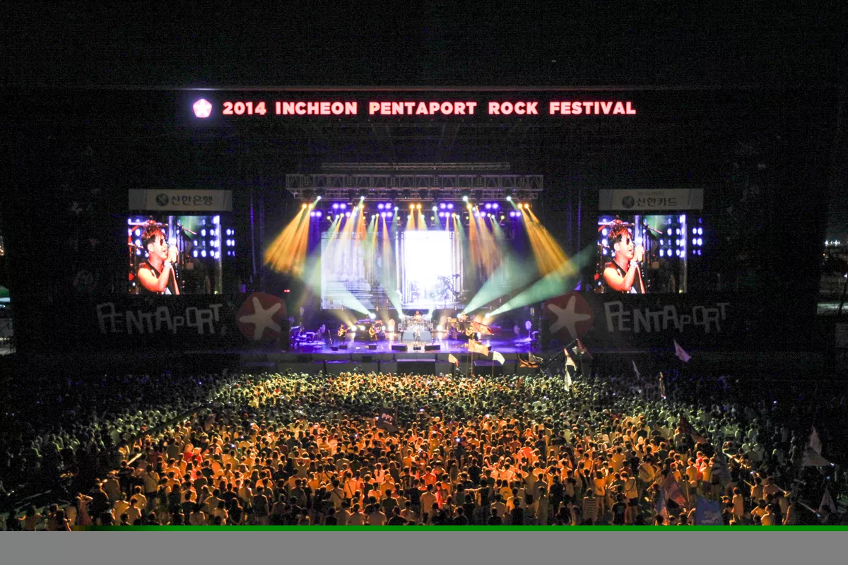 GAFFA på Pentaport Rock Festival i Sydkorea del 2
