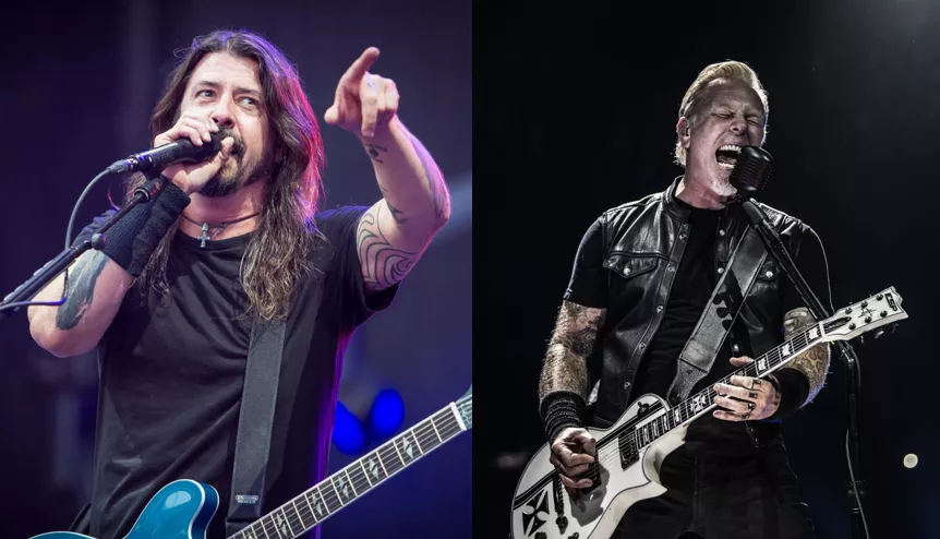 VIDEO: Foo Fighters overrasker fans til Metallica-koncert