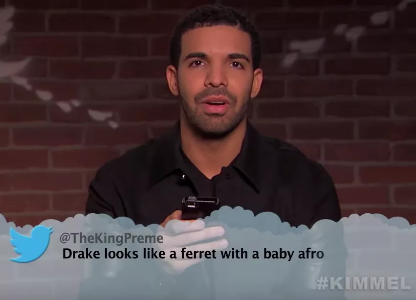 ''Drake ser ut som en iller med babyafro''