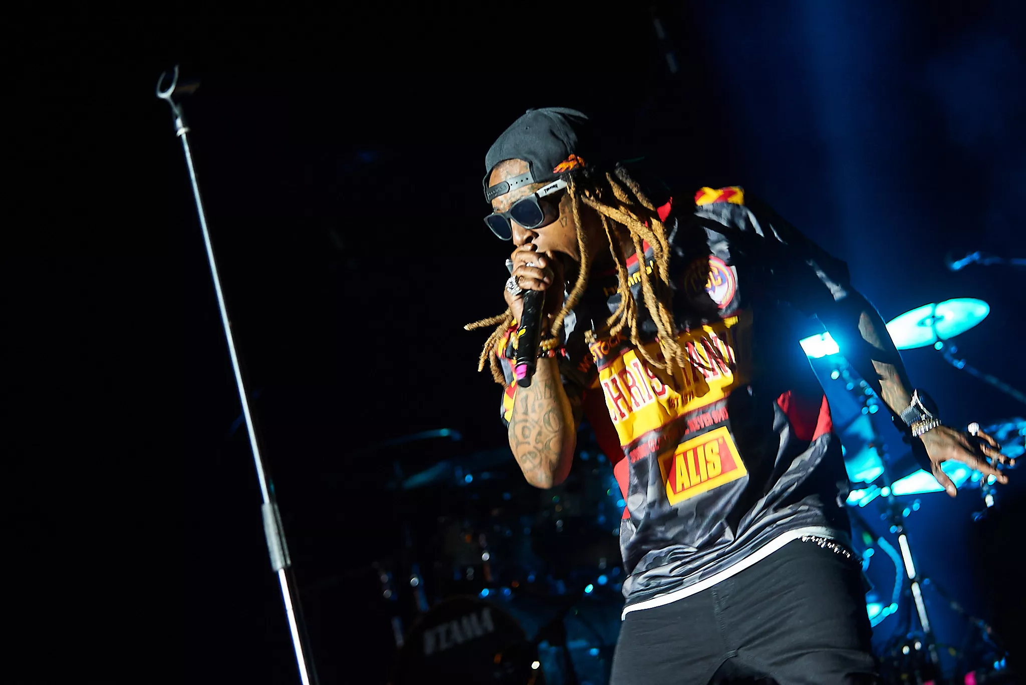Kaos under Lil Wayne-koncert