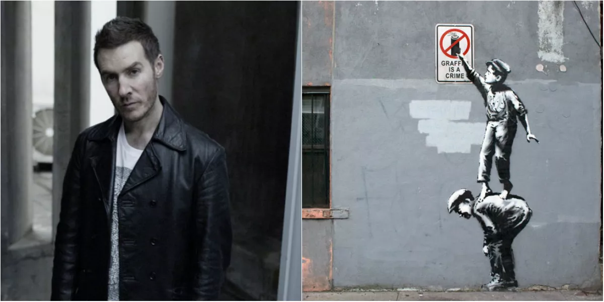 Är Massive Attack-frontaren graffitikonstnären Banksy?